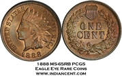 1888 1C MS65RB