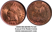 1889 1C MS65RB