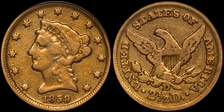1859-D $2.50 F15