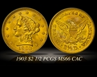 1903 $2.50 MS66