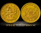 1878-S $2.50 MS64