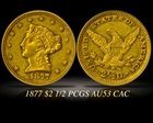 1877 $2.50 AU53