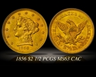 1856 $2.50 MS63