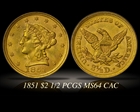 1851 $2.50 MS64