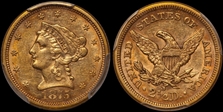 1875-S $2.50 AU55