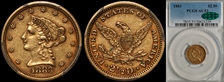 1883 $2.50 AU53