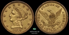 1879-S $2.50 AU55