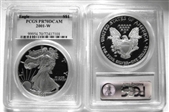 2001-W $1 Silver Eagle PR70DCAM
