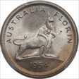 1954(m) Florin Royal Visit KM-55  Ag MS66