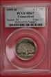 1999-D 25C Connecticut MS67