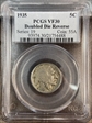 1935 5C Doubled Die Reverse VF30