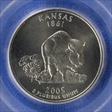 2005-D 25C Kansas Satin Finish SP68