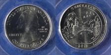 2011-D 25C Chickasaw NP MS67