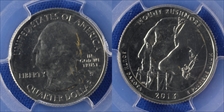 2013-S 25C Mount Rushmore NP First Strike MS67