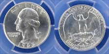 1963-D 25C MS66