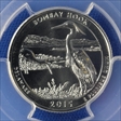 2015-P 25C Bombay Hook NP MS67