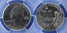 2019-S 25C American Memorial NP MS67