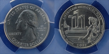 2019-W 25C American Memorial NP MS67