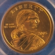 2005-D SAC$1 Satin Finish SP68