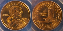 2005-P SAC$1 Satin Finish SP68
