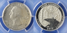 2017-S 25C Ozark Riverways NP Enhanced Unc Set FDI SP70