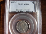 1927-D 5C MS63