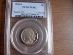 1928-S 5C MS62
