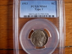1913 5C Type 1 MS64