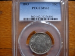 1893 25C MS62