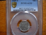1905-S 10C AU53