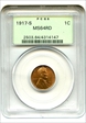 1917-S 1C MS64RD