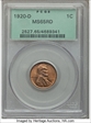 1920-D 1C MS65RD