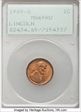 1909-S 1C Lincoln MS65RD