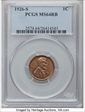 1926-S 1C MS64RB