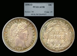 1898-O 10C AU58