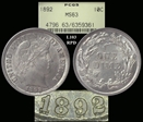 1892 10C MS63