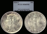 1936-S 10C MS65FB