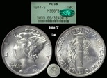 1944-S 10C MS66FB