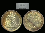 1882 10C MS64