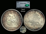 1876 10C MS61
