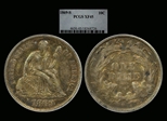 1869-S 10C XF45
