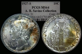 1927-S 10C MS64