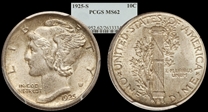 1925-S 10C MS62