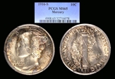 1916-S 10C Mercury MS65