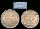 1901 10C MS63