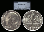 1993-P 10C MS67