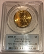 2008-D $1 James Monroe Position B - First Day of Issue MS65
