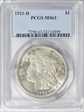 1921-D $1 MS63