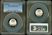 1943-D 10C MS67FB