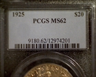 1925 $20 MS62